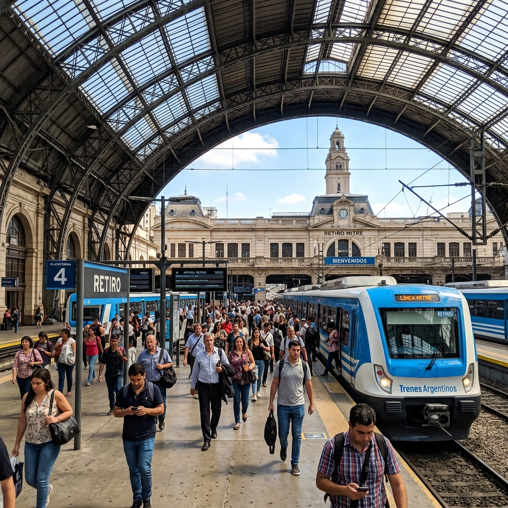 Tren en Buenos Aires