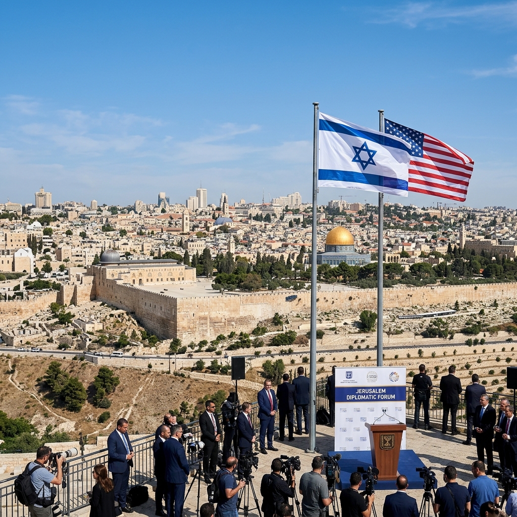 Conferencia de prensa en Jerusalén